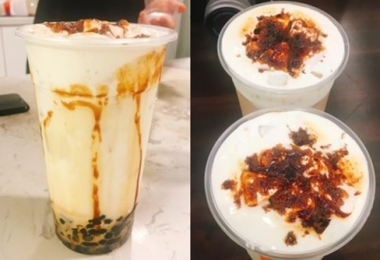 Tuyệt chiêu pha trà sữa nướng bắt 