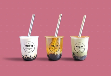 In logo ly nhựa giá sỉ cho quán cà phê, trà sữa