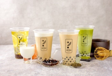 In logo ly trà sữa tại xưởng, miễn phí thiết kế