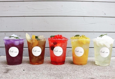 Mẫu in nhãn ly trà sữa tiện lợi cho quán take away