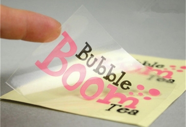 In sticker trong suốt chống nước chất lượng, mẫu mã đa dạng