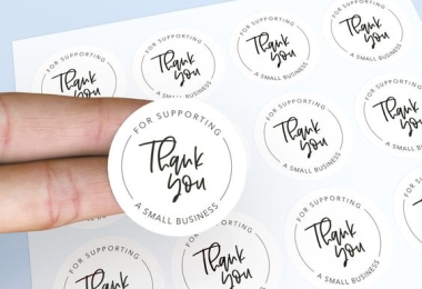 Tem dán ly giấy giá tốt tại Bao Bì Hoa Đăng