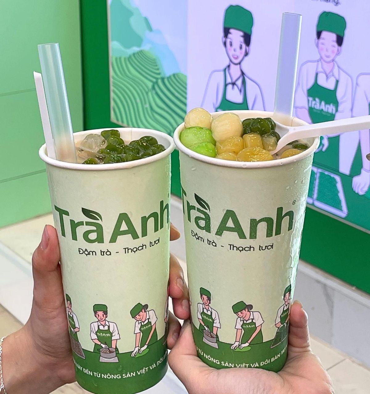 ly giấy đựng trà sữa