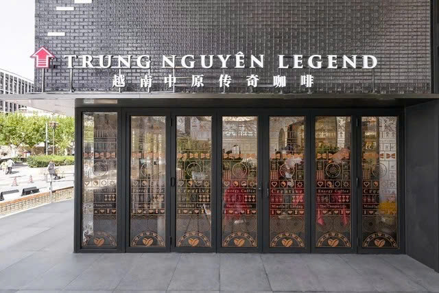 Cửa hàng đầu tiên của Trung Nguyên Legend ở Trung Quốc
